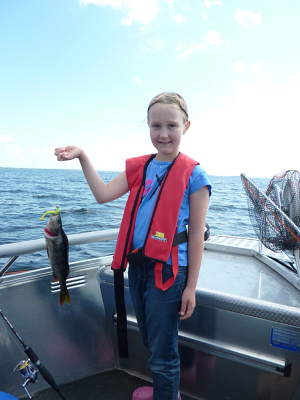 Bootstouren auf dem See Saimaa-See